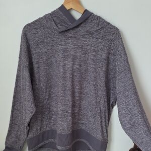 Mondetta Gray Hooded Sports Top